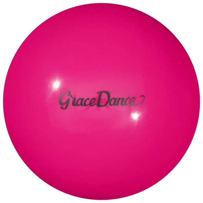Мяч для художественной гимнастики Grace Dance, d=16,5 см, 280 г, цвет розовый