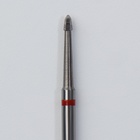 Фреза для маникюра, безопасная, 4 грани, 1,2 × 2,5 мм, в пластиковом футляре - Фото 2