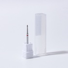 Фреза для маникюра, безопасная, 6 граней, 1.2×2.5 мм, в пластиковом футляре - Фото 3