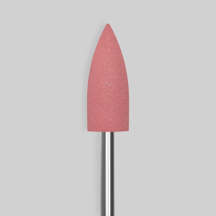 Фреза силиконовая для полировки, средняя, 6 × 16 мм, в пластиковом футляре, цвет розовый - фото 1896753806