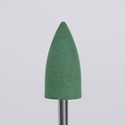 Фреза силиконовая для полировки, средняя, 8 × 18 мм, в пластиковом футляре, цвет зелёный - Фото 2