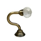 Держатель для штор ««ТУНДРА»» KS007, однорожковый, цвет бронза - Фото 3