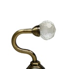 Держатель для штор ««ТУНДРА»» KS007, однорожковый, цвет бронза - Фото 4