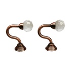 Держатель для штор «ТУНДРА» KS007, однорожковый, цвет медь - Фото 6