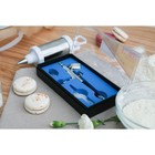 Кондитерский аэрограф для декорирования Hd=130, диаметр сопла 0.3 мм, объём 7 мл - Фото 8