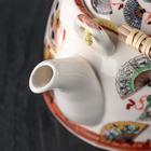 Чайник керамический заварочный с металлическим ситом «Веера», 900 мл - Фото 4