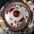 Чайник керамический заварочный с металлическим ситом «Беседа», 800 мл - Фото 4