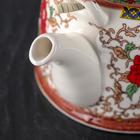 Чайник керамический заварочный с металлическим ситом «Цветы», 900 мл - Фото 3