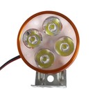 Фара cветодиодная для мототехники, 4 LED, IP67, 4 Вт, направленный свет - Фото 3