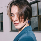 Серьги с кристаллами «Сияние сердца», синие в серебре - Фото 2