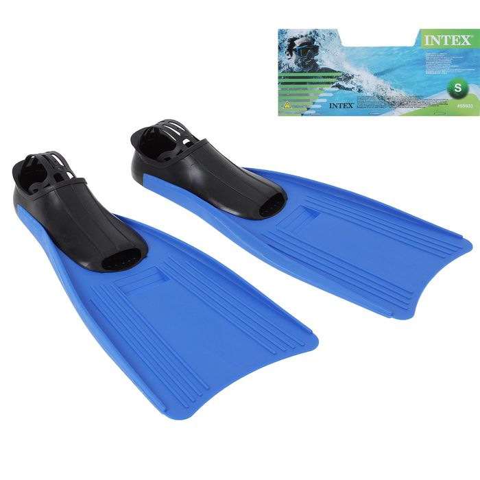 Ласты для плавания SPORTS, размер 35-37, МИКС INTEX - Фото 1