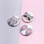 Значки закатные - мини «Котики-енотики», d=25мм. - Фото 4
