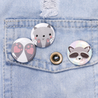 Значки закатные - мини «Котики-енотики», d=25мм. - Фото 2