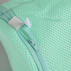 Мешок для стирки белья без диска Доляна, 15×15×15 см, трёхслойный, крупная сетка, цвет светло-зелёный - Фото 3