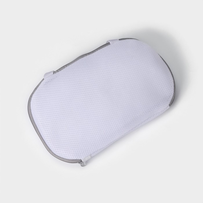 Мешок для стирки бюстгальтеров Доляна, 30×19 см, крупная сетка, цвет МИКС - фото 1909957947