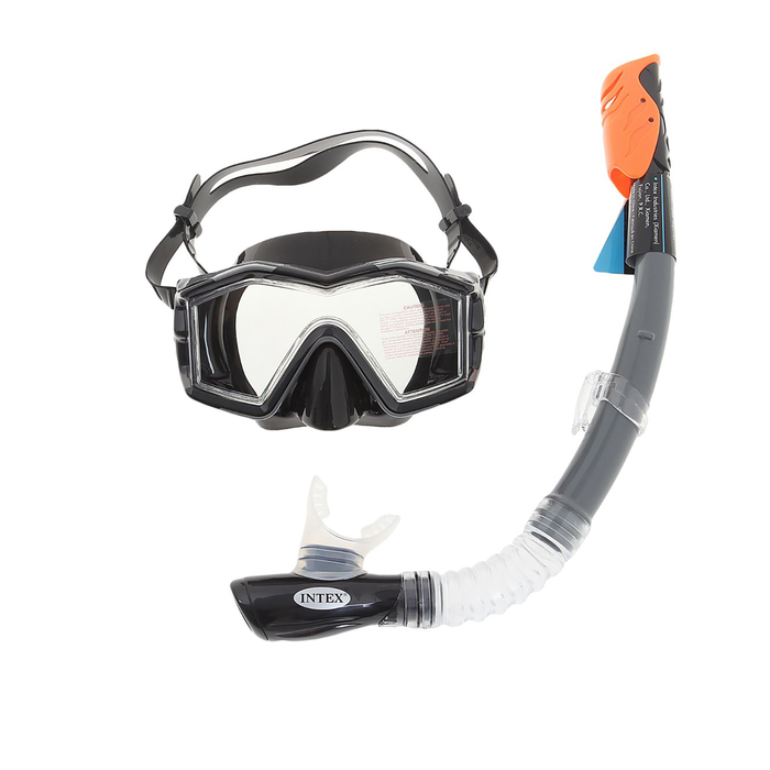 Набор для подводного плавания PRO "Мореплаватель", 2 предмета: маска, трубка, от 14 лет 55961 INTEX - Фото 1