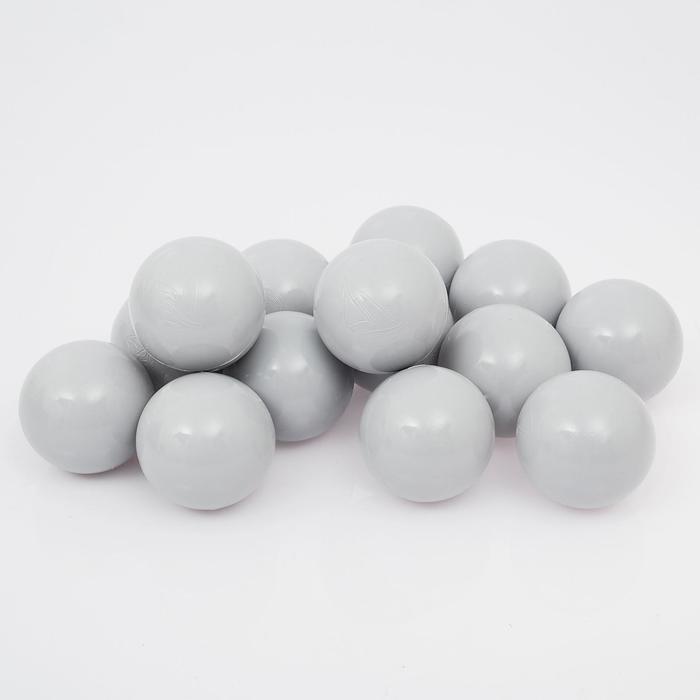 Набор шаров для сухого бассейна 500 шт, цвет: серый - фото 1907026702