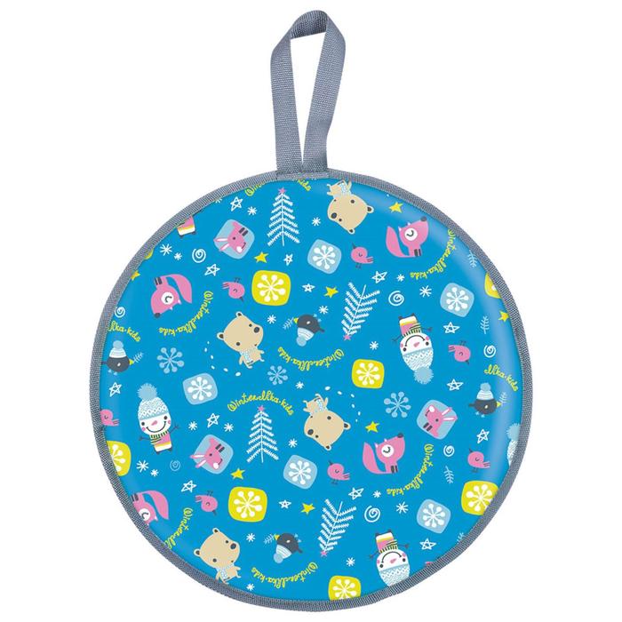 Ледянка мягкая «Зимний голубой», диаметр 45 см - Фото 1