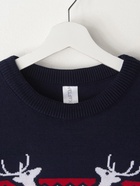 Свитер вязаный новогодний KAFTAN Family look, размер 48, синий - Фото 5