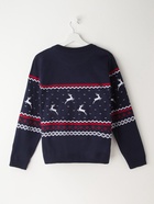 Свитер вязаный новогодний KAFTAN Family look, размер 48, синий - Фото 14