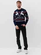 Свитер вязаный новогодний KAFTAN Family look, размер 48, синий - Фото 11