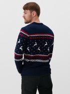 Свитер вязаный новогодний KAFTAN Family look, размер 48, синий - Фото 6