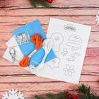 Новогодние игрушки, брелоки из фетра «Снеговик и снежинка» - Фото 3