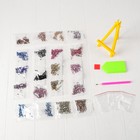 Алмазная вышивка с частичным заполнением «Единорог в цветах» с подставкой, размер картины: 21 × 25 см - Фото 3