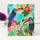 Алмазная вышивка с частичным заполнением «Туканы», с подставкой, размер картины: 21×25 см - Фото 3