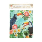 Алмазная вышивка с частичным заполнением «Туканы», с подставкой, размер картины: 21×25 см - Фото 5