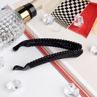 Банан для волос "Скарлет" классика, 11 см, чёрный (комплект 6 шт) - фото 20966008