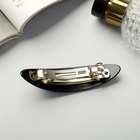 Заколка - автомат для волос «Бэлла», овал перо, 10.5 см, МИКС - Фото 3