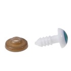 Глаза винтовые с заглушками, набор 10 шт., размер 1 шт.: 1 см - Фото 2