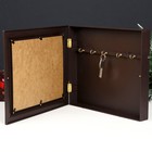 Ключница "Чудес в Новом году" венге  26,5х31,5х4,5 см - фото 28459347