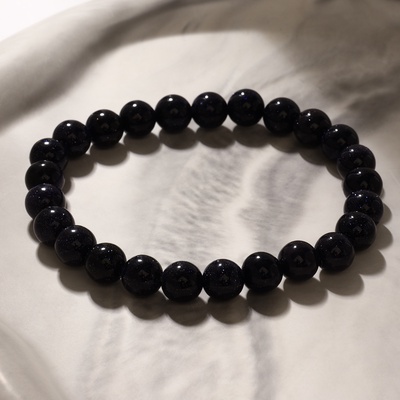 Браслет унисекс «Авантюрин синий», камень, шар №8, d=5.5 см