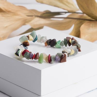 Браслет крошка на резинке «Самоцвет»