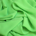 Ткань плательная, шифон, ширина 150 см, цвет светло - зелёный - Фото 1
