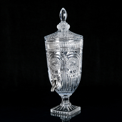 Диспенсер для напитков стеклянный Magistro «Восход», 5 л, 26×20×54 см