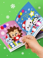 Книжка с наклейками новогодняя «Кружочки. Ура, Новый год», формат А5, 16 стр. - Фото 6