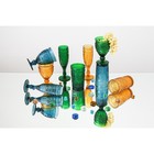 Набор стаканов стеклянных Magistro «Ларго», 350 мл, 6 шт, цвет янтарный - фото 4281567