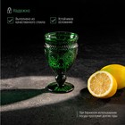 Бокал из стекла Magistro «Ларго», 260 мл, цвет зелёный - Фото 4