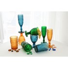 Бокал из стекла для шампанского Magistro «Ларго», 180 мл, 7×19,7 см, цвет янтарный - Фото 3