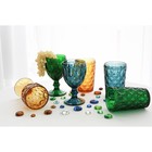 Набор стаканов стеклянных Magistro «Варьете», 465 мл, 8,5×14 см, 6 шт, цвет синий - фото 4281612