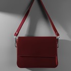 Ручка для сумки, с карабинами, 60 × 2 см, цвет бордовый - Фото 4