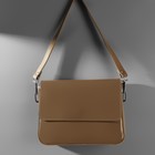 Ручка для сумки, с карабинами, 60 × 2 см, цвет светло-коричневый - фото 8484137