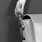 Ручка для сумки, с карабинами, 60 × 2 см, цвет серебряный - фото 8484144
