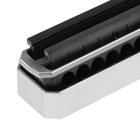 Табличка для номера телефона, вращение 360, люминесцентные цифры, хром 4331015