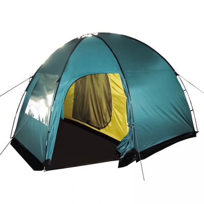 Палатка Bell 3 (V2), 325 х 240 х 205 см, цвет зелёный
