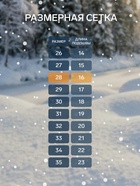 Валенки детские цвет серый, размер 28 (16 см) - Фото 2