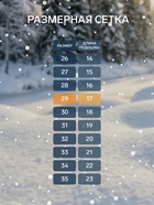 Валенки детские цвет серый, размер 29 (17 см) - Фото 2